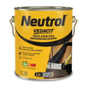 Neutrol Pintura Asfáltica Impermeabilizante Vedacit 3,6 L