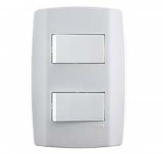 Conj.SLIM C/PLACA 2 TECLAS PARALELA-Ilumi