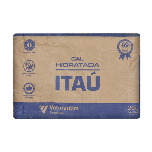 Cal Hidratada para Construção Civil 20Kg Itaú
