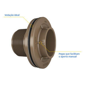 Adaptador Flange 25x3/4 FortLev