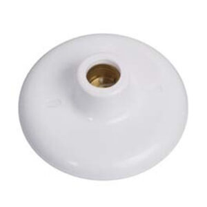 PLAFON PLASTICO C/SOQ.ECONOMICO 100W -Ilumi
