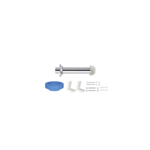 KIT INST. P/ BACIA CONVENC. FIX. LATERAL TUBO+ANEL+FIXACAO 1201.C.KIT.P - Deca