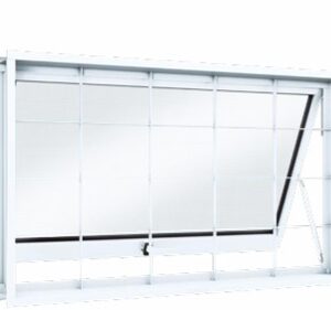JANELA DE AÇO MAXIMO AR COM GRADE QUADRADA 60x100 - Lucasa ( encomenda)