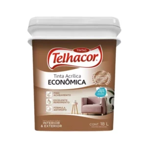 Tinta Acrílica Econômica 18L Cores Imediato - Telhacor