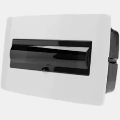 Caixa Quadro Distribuição Embutir 8/12 Disjuntores Nema/din -Ilumi